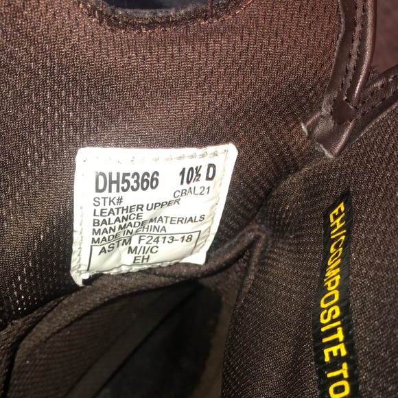 Used Men’s Double H Cowboy Work Boots Size 10.5D DH5366 - Picture 12 of 14